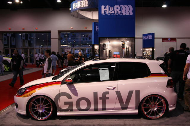 Golf VI на подиуме